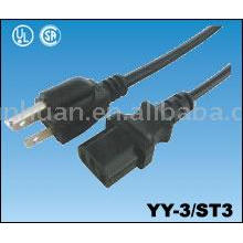 Geben uns Ac Kabel Set Nema Stecker 5-15 6-15 3prong 120 volt